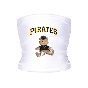 Pittsburgh Pirates Teddy Tube Top - Tiny Turnip