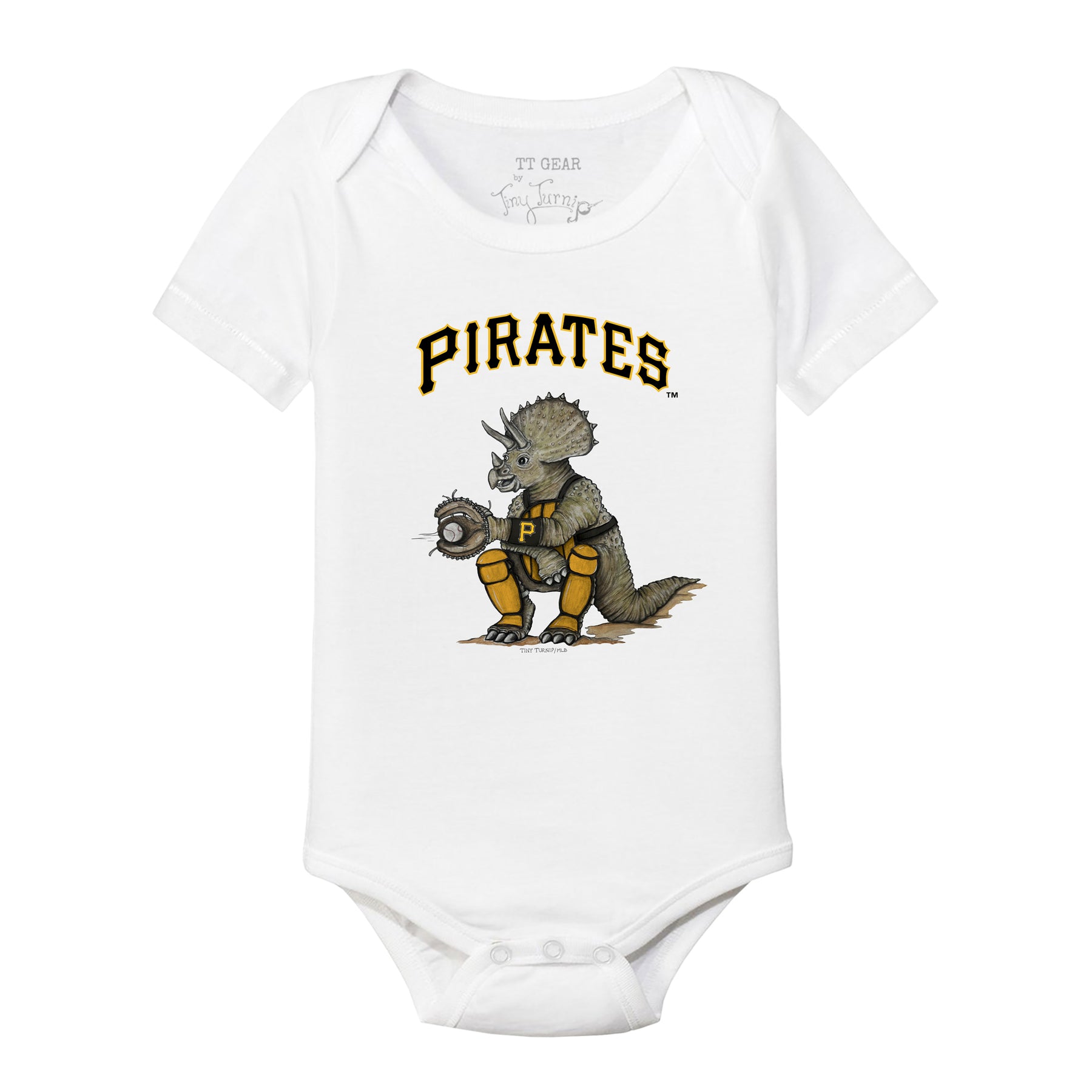 Pittsburgh Pirates Triceratops Short Sleeve Snapper