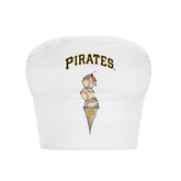 Pittsburgh Pirates Triple Scoop Crop Tube Top