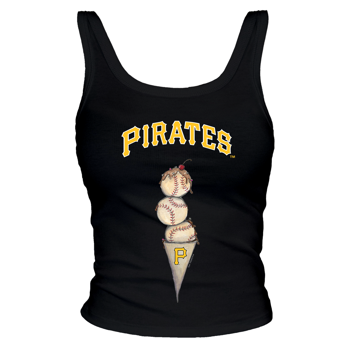 Pittsburgh Pirates Triple Scoop Tank