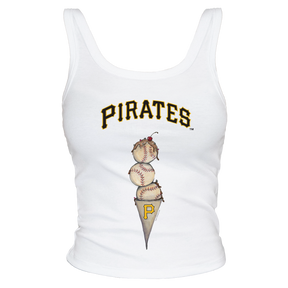 Pittsburgh Pirates Triple Scoop Ribbed Tank