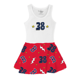 VIP Boston Red Sox Postseason '26 Tank Swing Dress - Tiny Turnip
