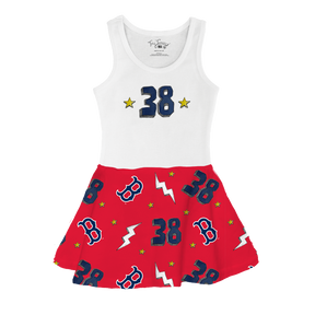 VIP Boston Red Sox Postseason '26 Tank Swing Dress - Tiny Turnip