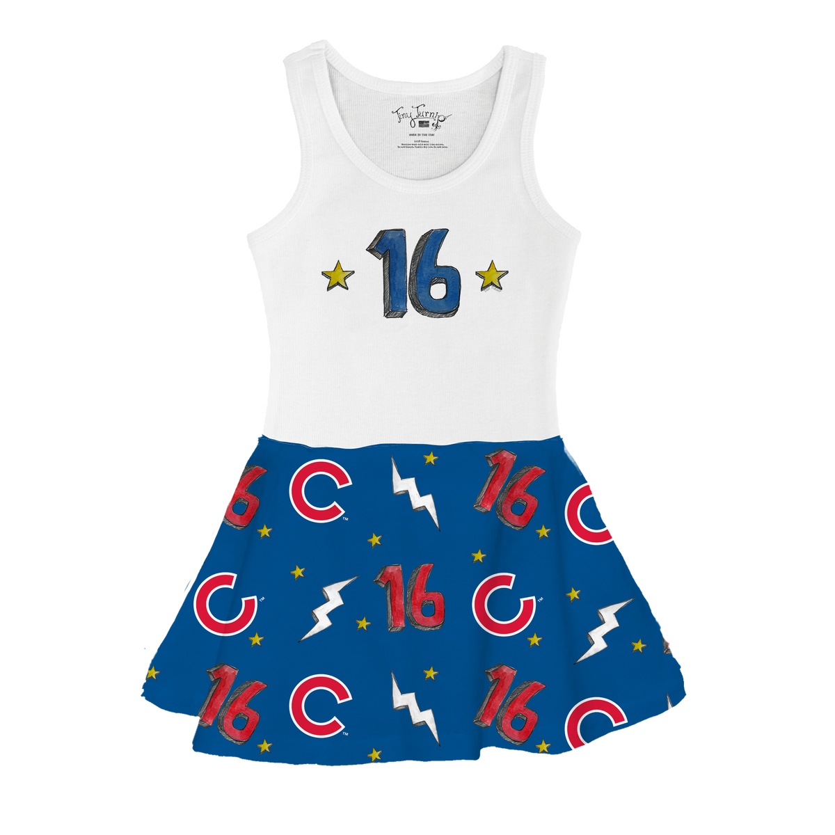 VIP Chicago Cubs Postseason '26 Tank Swing Dress - Tiny Turnip