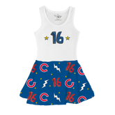VIP Chicago Cubs Postseason '26 Tank Swing Dress - Tiny Turnip