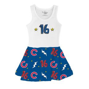 VIP Chicago Cubs Postseason '26 Tank Swing Dress - Tiny Turnip