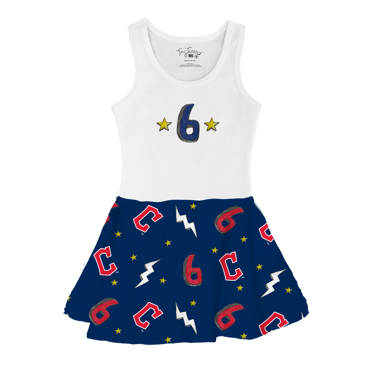 VIP Cleveland Guardians Postseason '26 Tank Swing Dress - Tiny Turnip