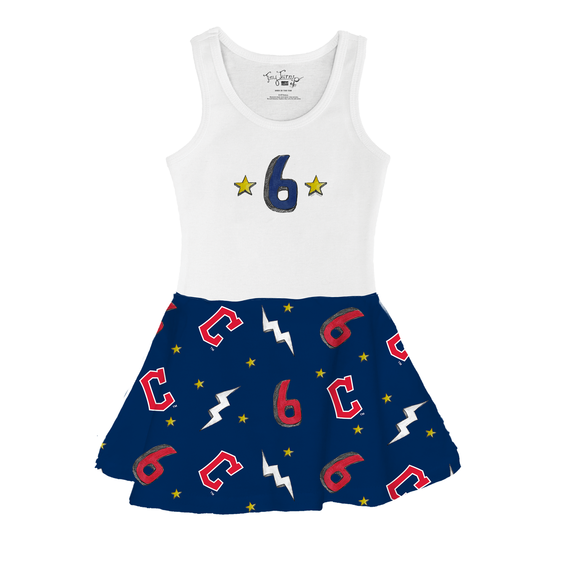 VIP Cleveland Guardians Postseason '26 Tank Swing Dress - Tiny Turnip