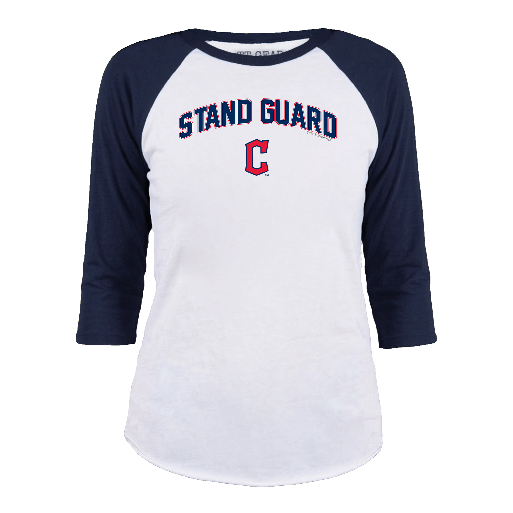 VIP Cleveland Guardians Postseason '26 Unisex 3/4 Sleeve Raglan - Tiny Turnip