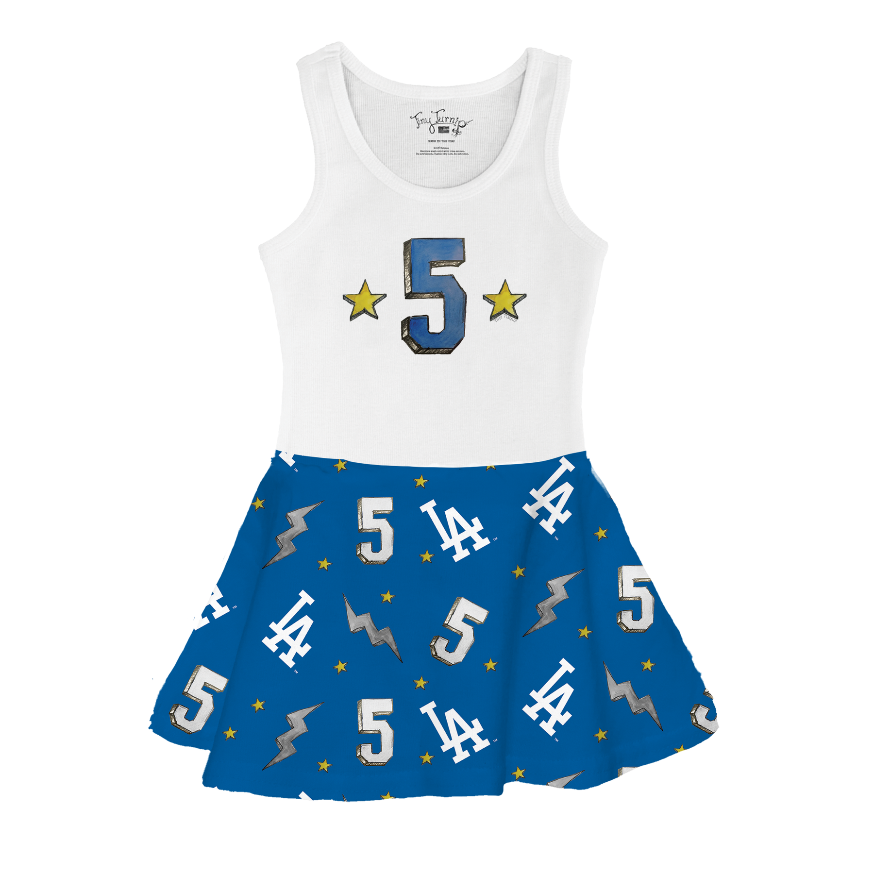 VIP Los Angeles Dodgers Postseason '26 Tank Swing Dress - Tiny Turnip