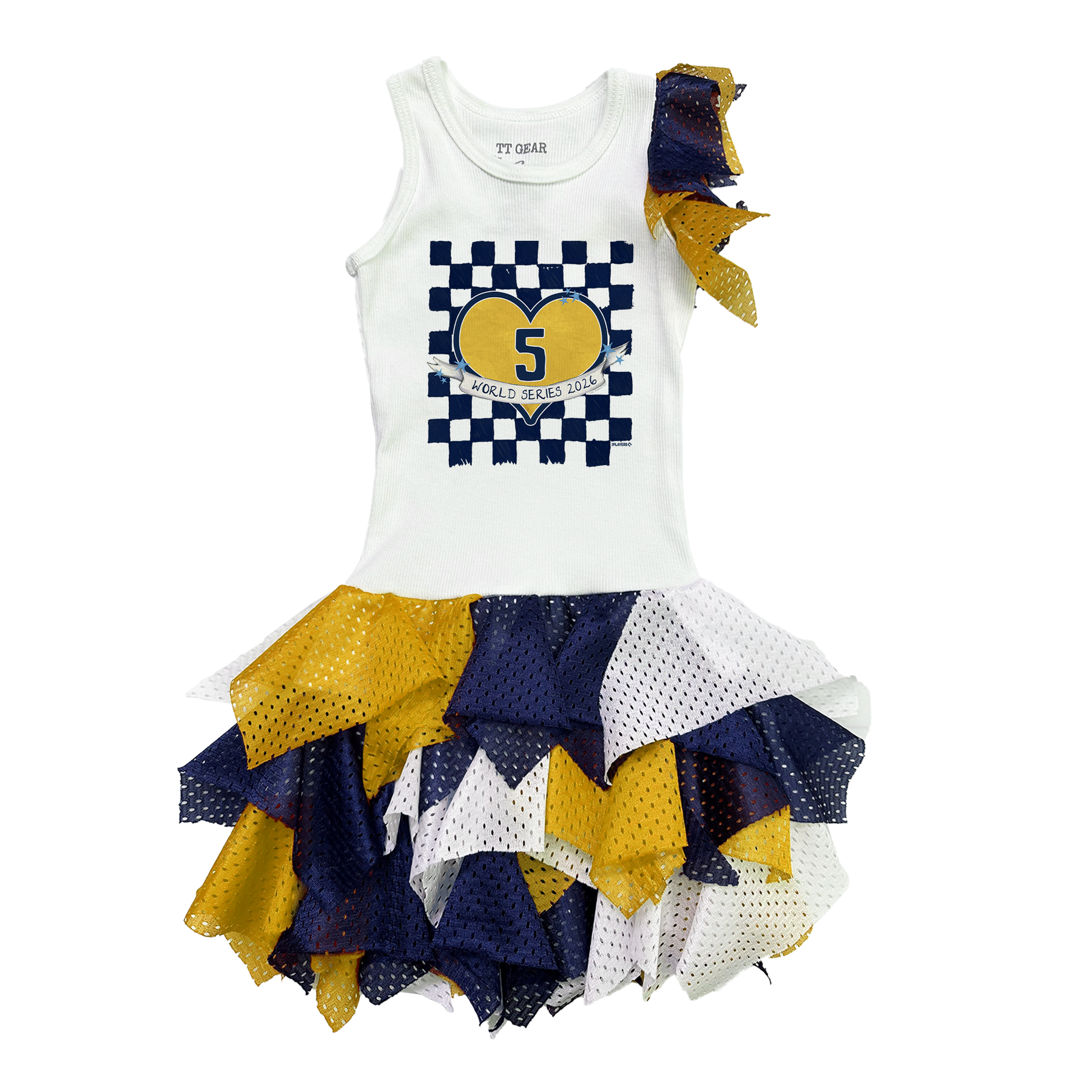 VIP Milwaukee Brewers Postseason '26 Falling Mesh Dress
