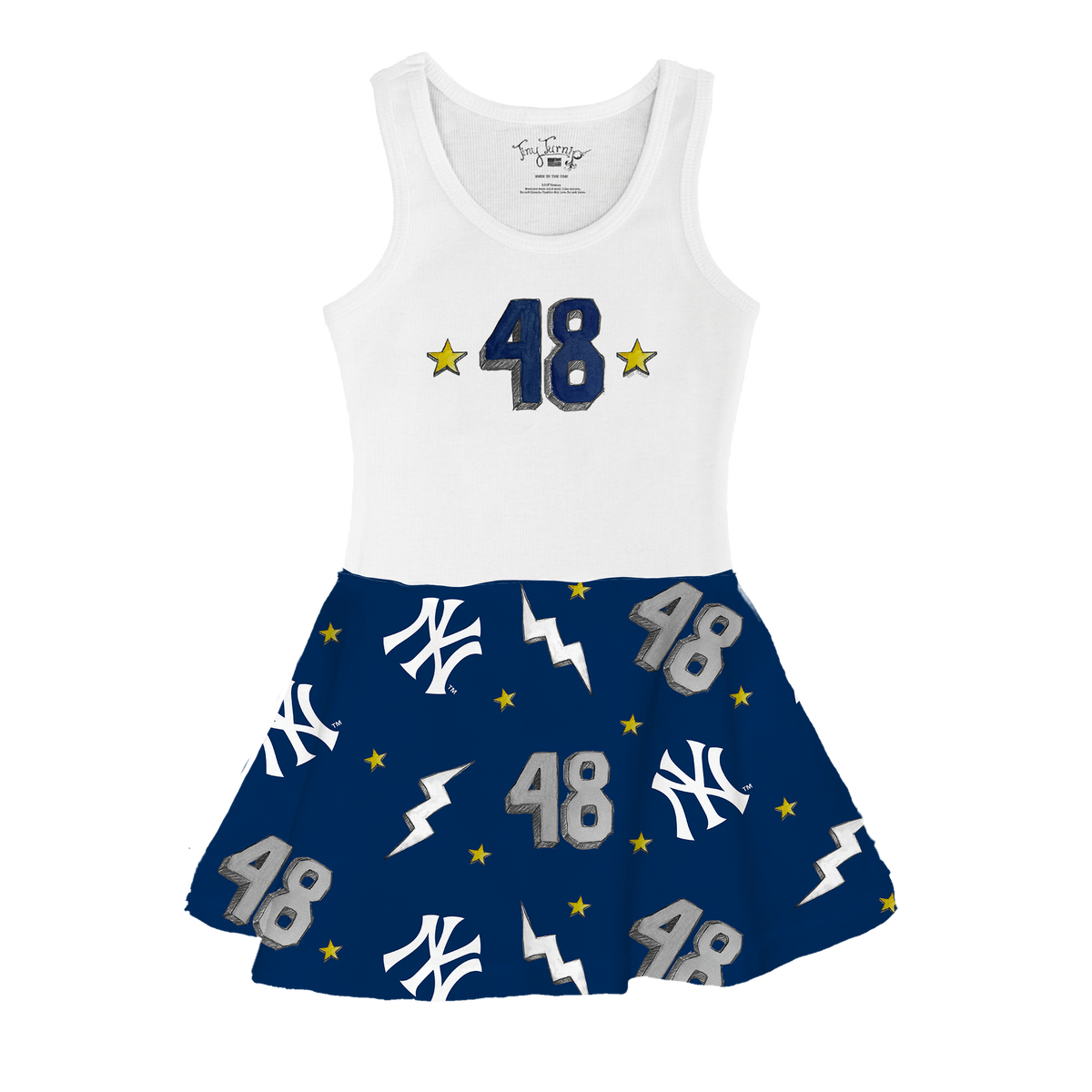 VIP New York Yankees Postseason '26 Tank Swing Dress - Tiny Turnip