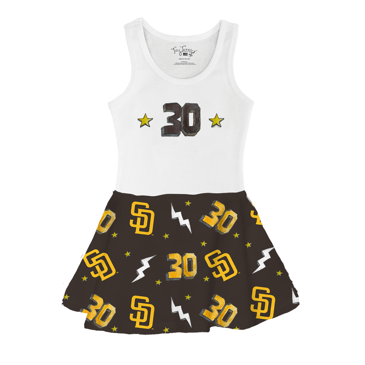 VIP San Diego Padres Postseason '26 Tank Swing Dress - Tiny Turnip