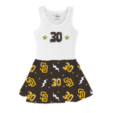 VIP San Diego Padres Postseason '26 Tank Swing Dress - Tiny Turnip