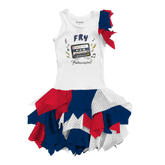 VIP Cleveland Guardians Postseason '26 Falling Mesh Dress - Tiny Turnip
