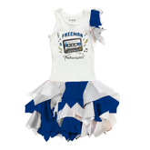 VIP Los Angeles Dodgers Postseason '26 Falling Mesh Dress - Tiny Turnip