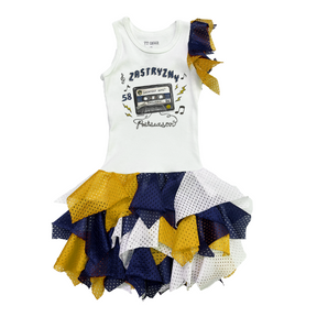 VIP Milwaukee Brewers Postseason '26 Falling Mesh Dress - Tiny Turnip