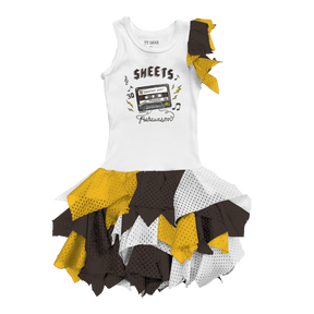 VIP San Diego Padres Postseason '26 Falling Mesh Dress - Tiny Turnip