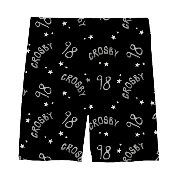 VIP Football: Doodle w/ Name, Number - Girl Shorts - Tiny Turnip