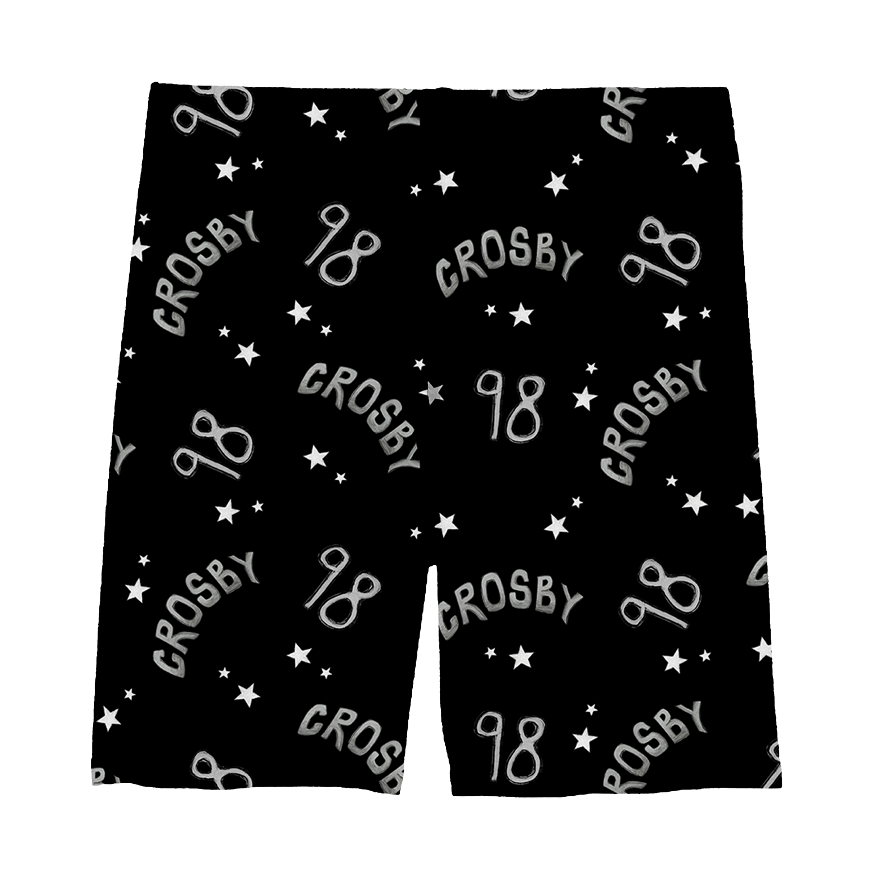 VIP Football: Doodle w/ Name, Number - Girl Shorts - Tiny Turnip
