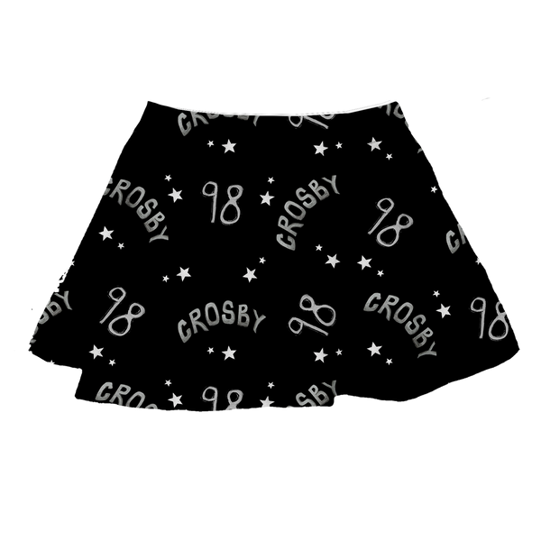 VIP Football: Doodle w/ Name, Number - Skirt - Tiny Turnip
