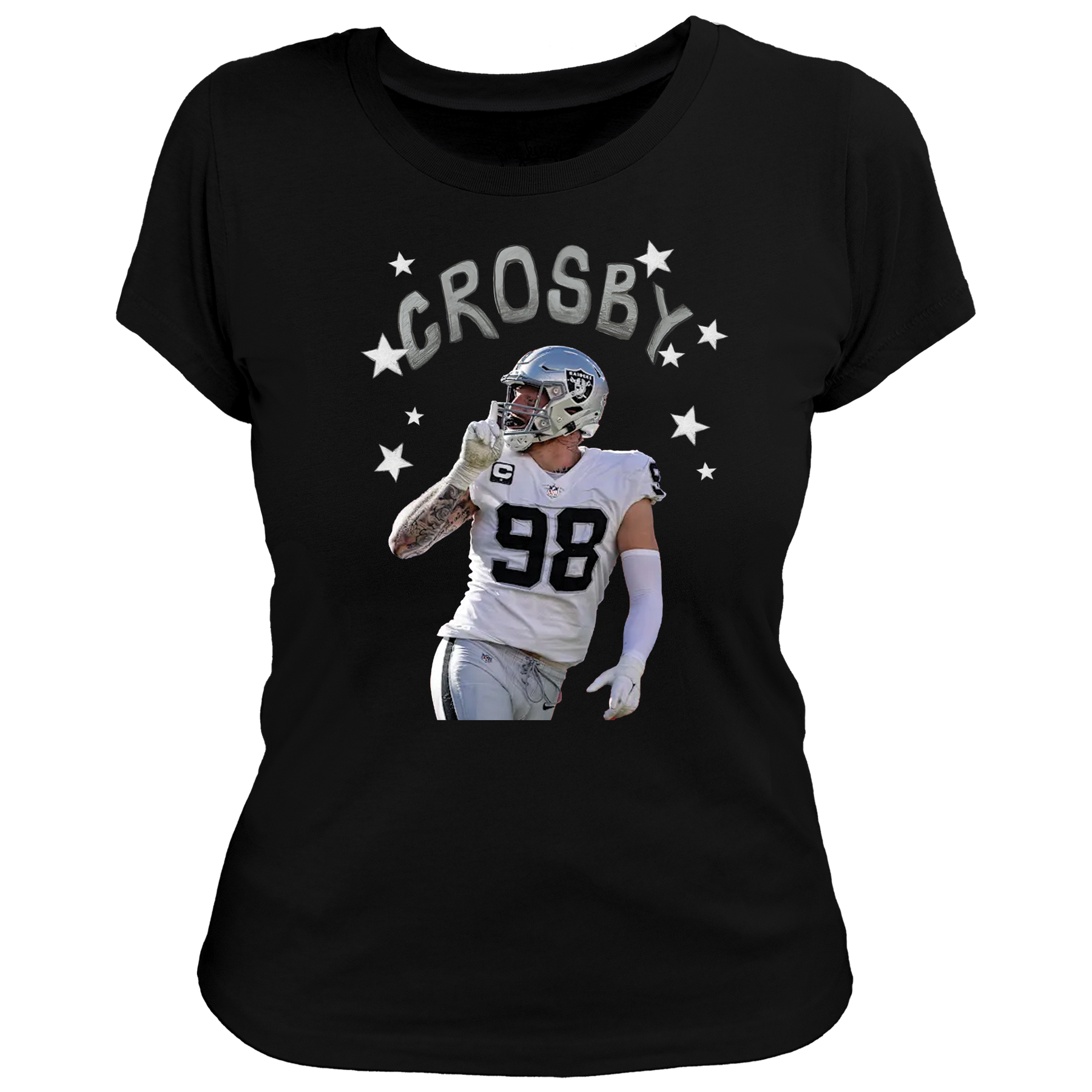 VIP Football: Doodle w/ Photo, Name, Number - Women's Tee Shirt - Tiny Turnip