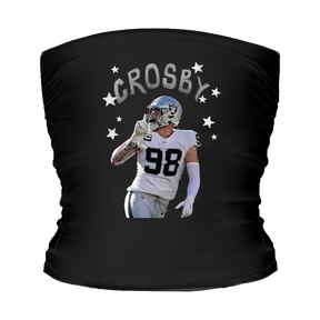 VIP Football: Doodle w/ Photo, Name, Number - Tube Top - Tiny Turnip