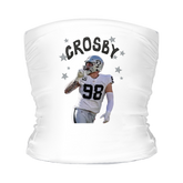VIP Football: Doodle w/ Photo, Name, Number - Tube Top - Tiny Turnip