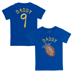 VIP Football: Football Tiara w/ Daddy - Kid's Tee Shirt - Tiny Turnip