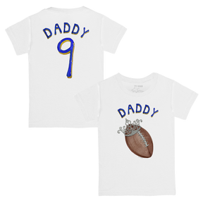 VIP Football: Football Tiara w/ Daddy - Kid's Tee Shirt - Tiny Turnip