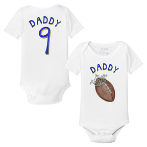 VIP Football: Football Tiara w/ Daddy - Short Sleeve Snapper - Tiny Turnip