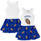 VIP Football: Football Tiara w/ Daddy - Tank Swing Dress - Tiny Turnip