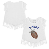 VIP Football: Football Tiara w/ Daddy - Fringe Tee - Tiny Turnip