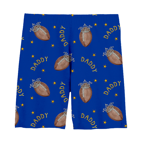 VIP Football: Football Tiara w/ Daddy - Girl Shorts - Tiny Turnip