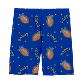 VIP Football: Football Tiara w/ Daddy - Girl Shorts - Tiny Turnip