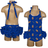 VIP Football: Football Tiara w/ Daddy - Ruffle Romper - Tiny Turnip