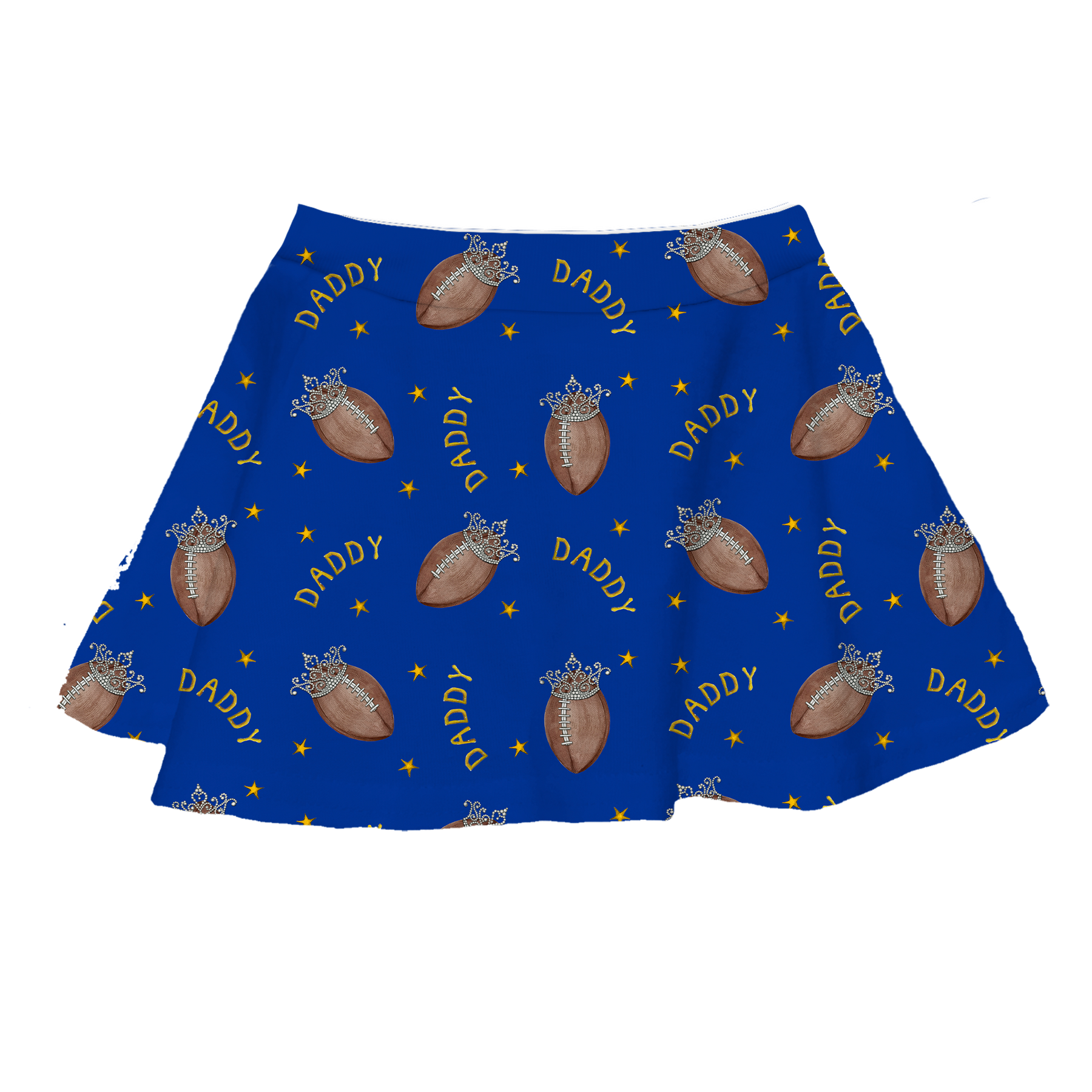 VIP Football: Football Tiara w/ Daddy - Skirt - Tiny Turnip