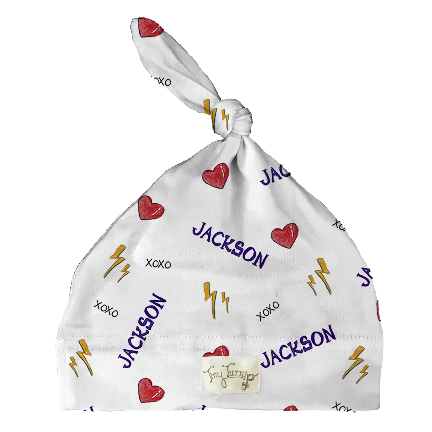 VIP I Heart Player w/ Name - Beanie - Tiny Turnip