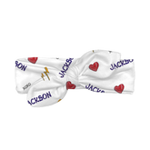 VIP I Heart Player w/ Name - Headband - Tiny Turnip
