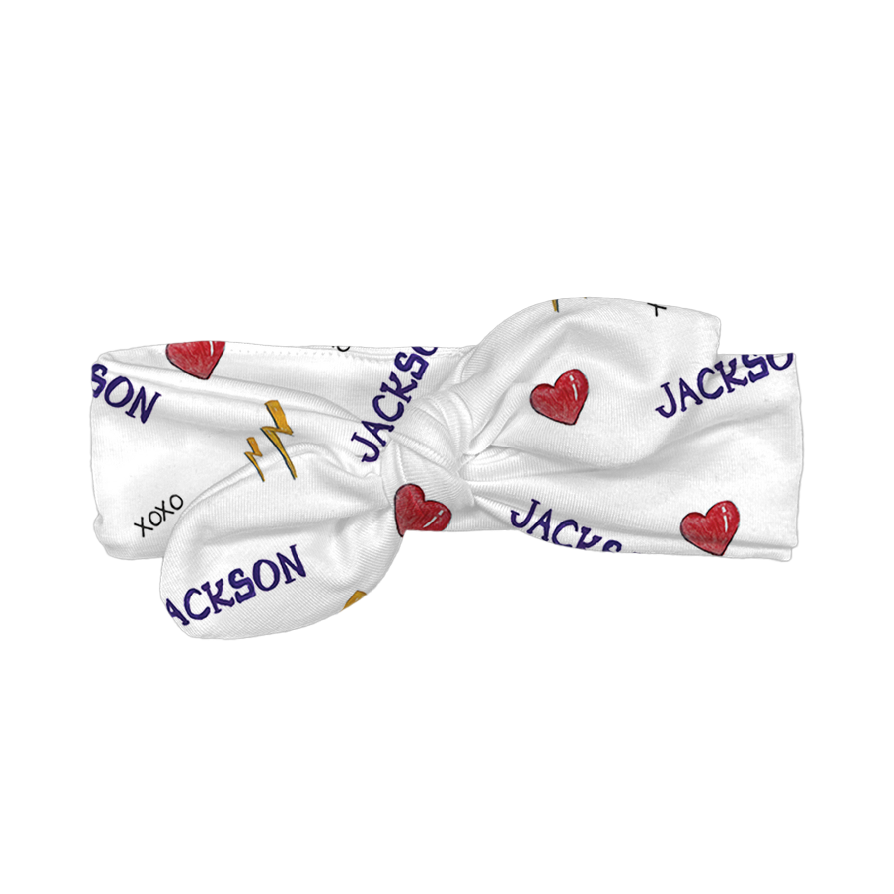 VIP I Heart Player w/ Name - Headband - Tiny Turnip