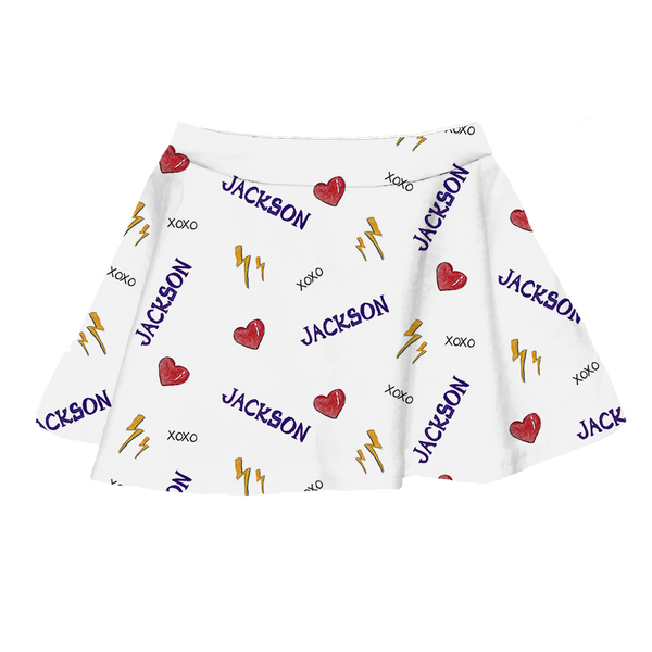 VIP I Heart Player w/ Name - Skirt - Tiny Turnip