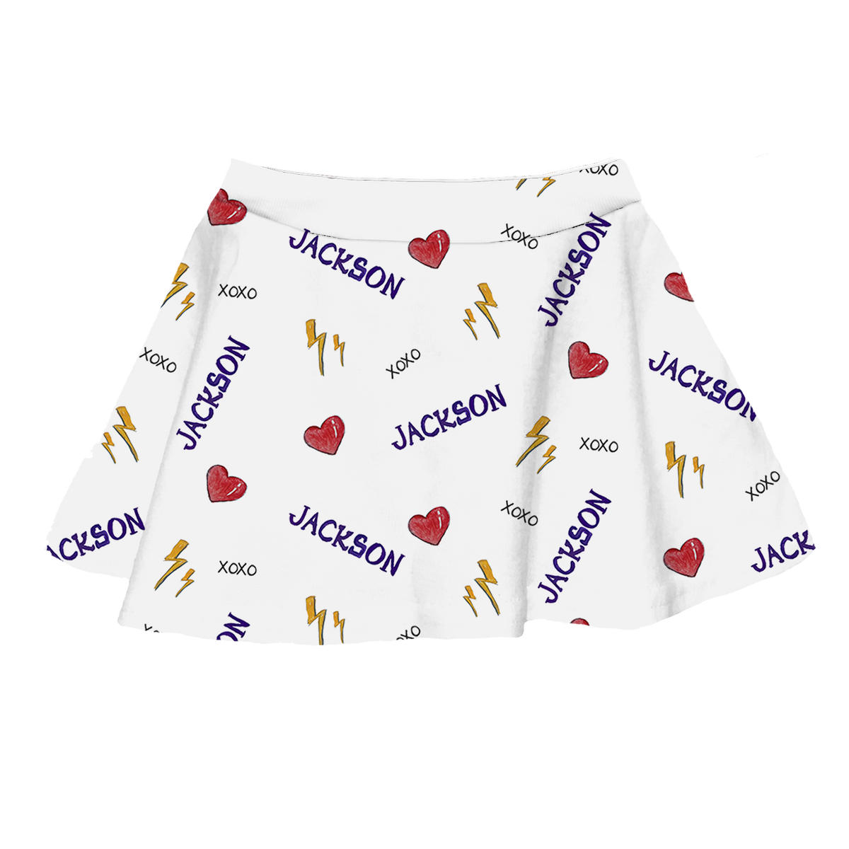 VIP I Heart Player w/ Name - Skirt - Tiny Turnip