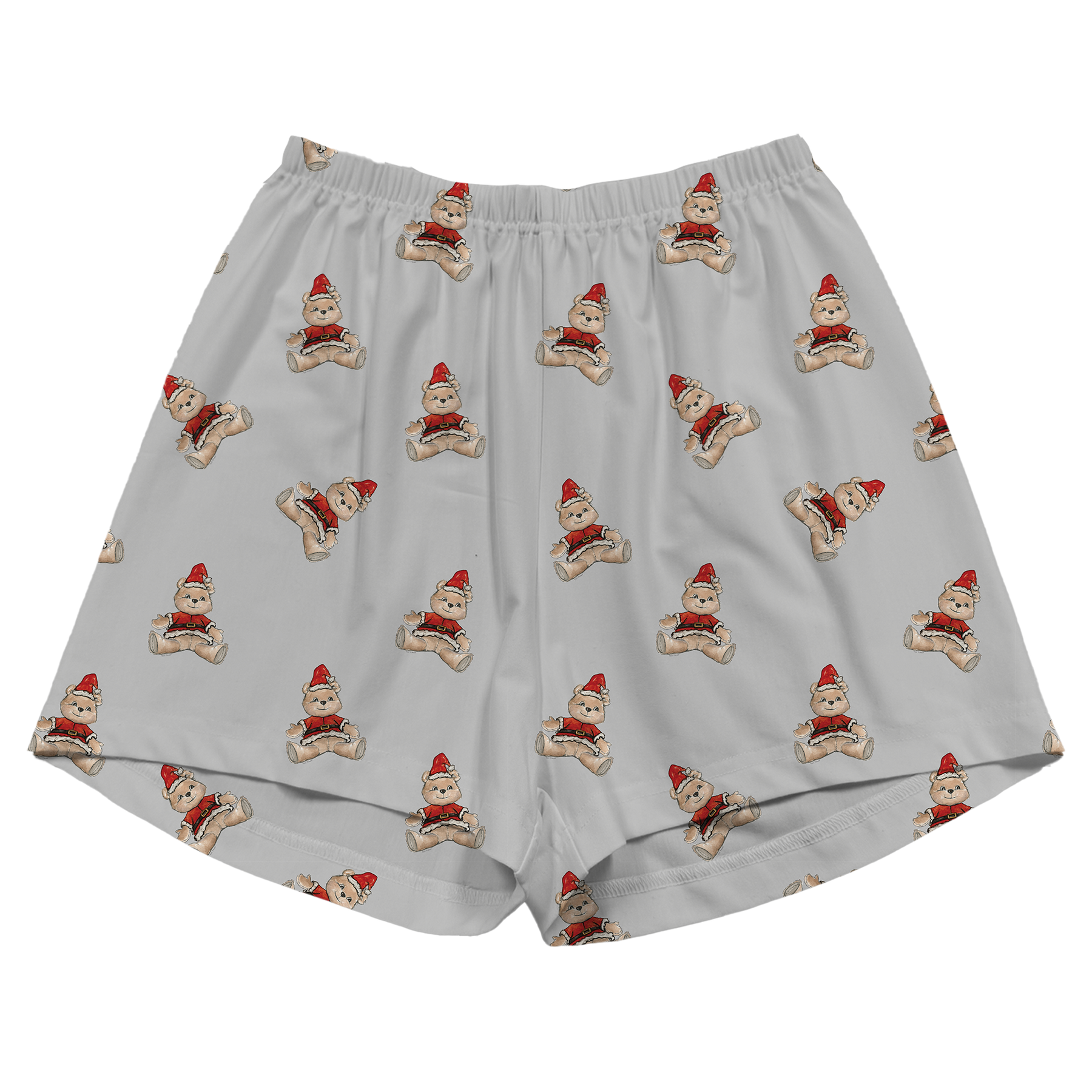 Santa Teddy Pajama Shorts
