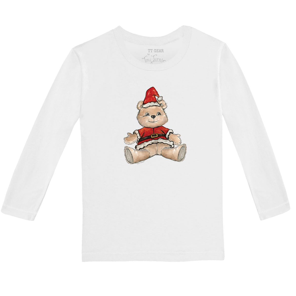 Santa Teddy Kid's Long-Sleeve Tee Shirt