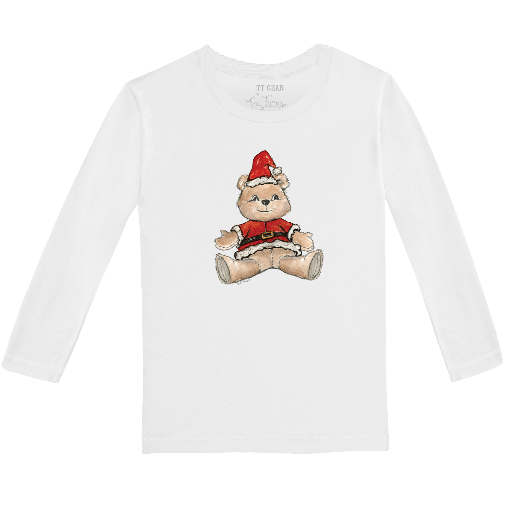 Santa Teddy Kid's Long-Sleeve Tee Shirt