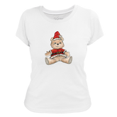 Santa Teddy Women's Tee Shirt