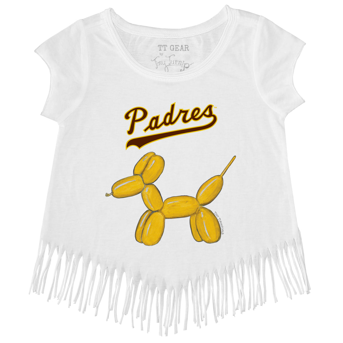 San Diego Padres Balloon Dog Fringe Tee