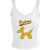 San Diego Padres Balloon Dog Lace Tank