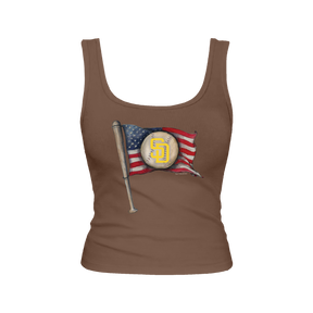 San Diego Padres Baseball Flag Emmy Tank