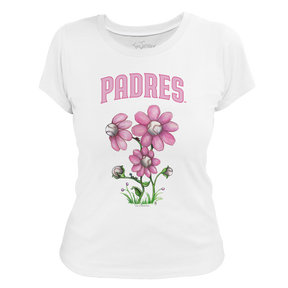 San Diego Padres Blooming Baseballs Tee Shirt